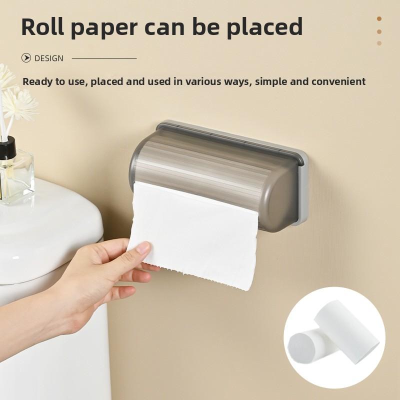 Trash Bags Storage Box Wall Mounted Kitchen Bathroom Plastic Garbage Bag Container Dispenser Home Storage Trash Bags Holder