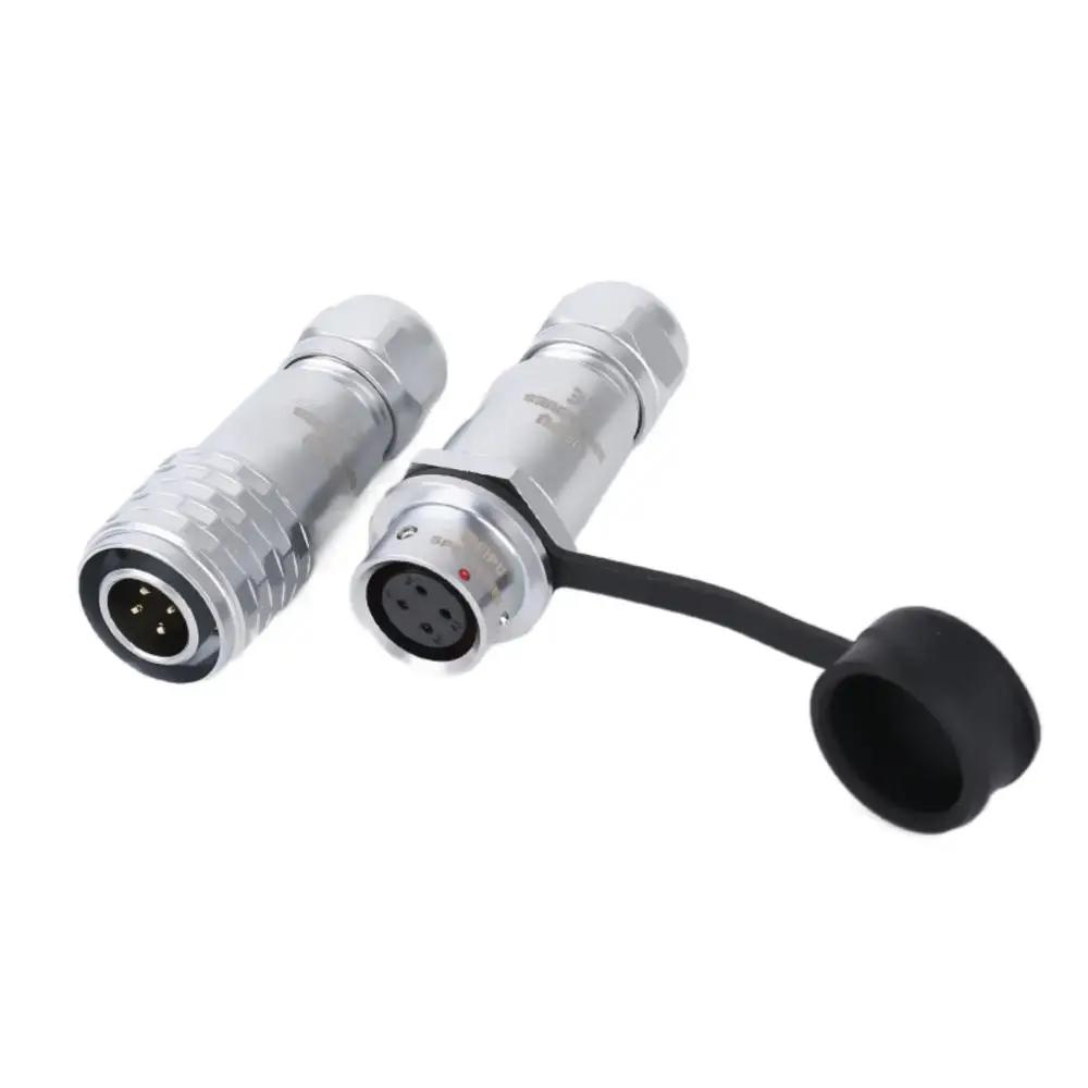 WEIPU SF12  2 3 4 5 6 7 9Pin Industrial Waterproof Connector Adapter Plug  Scoket Solder Threaded Coupling Sensor SF1210 SF1211