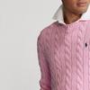 Polo Ralph Lauren cable-knit crew neck sweater MNPOSWE16820684-650