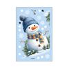 Christmas Window Sticker Removable Waterproof PVC Xmas Snowman Static Glass Cling Holiday Party Decoration Decal