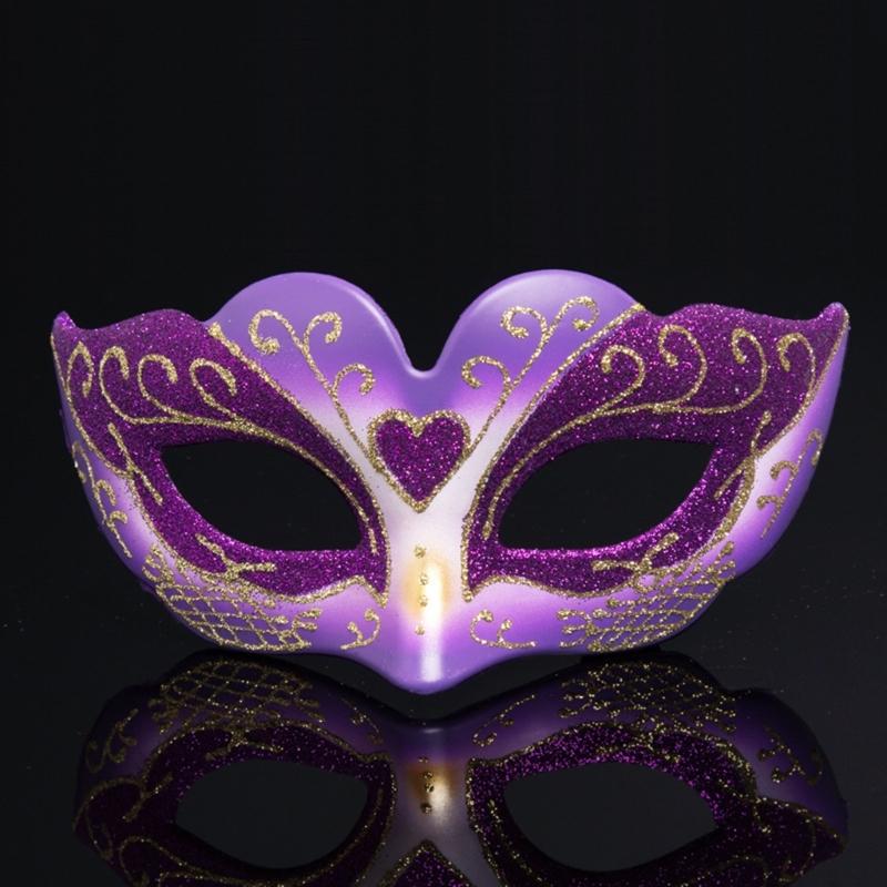 Classical Venetian Carnivals Glitter Shinning Mask Kids Girls Half Face Masquerade Mask for Costume Parties Event