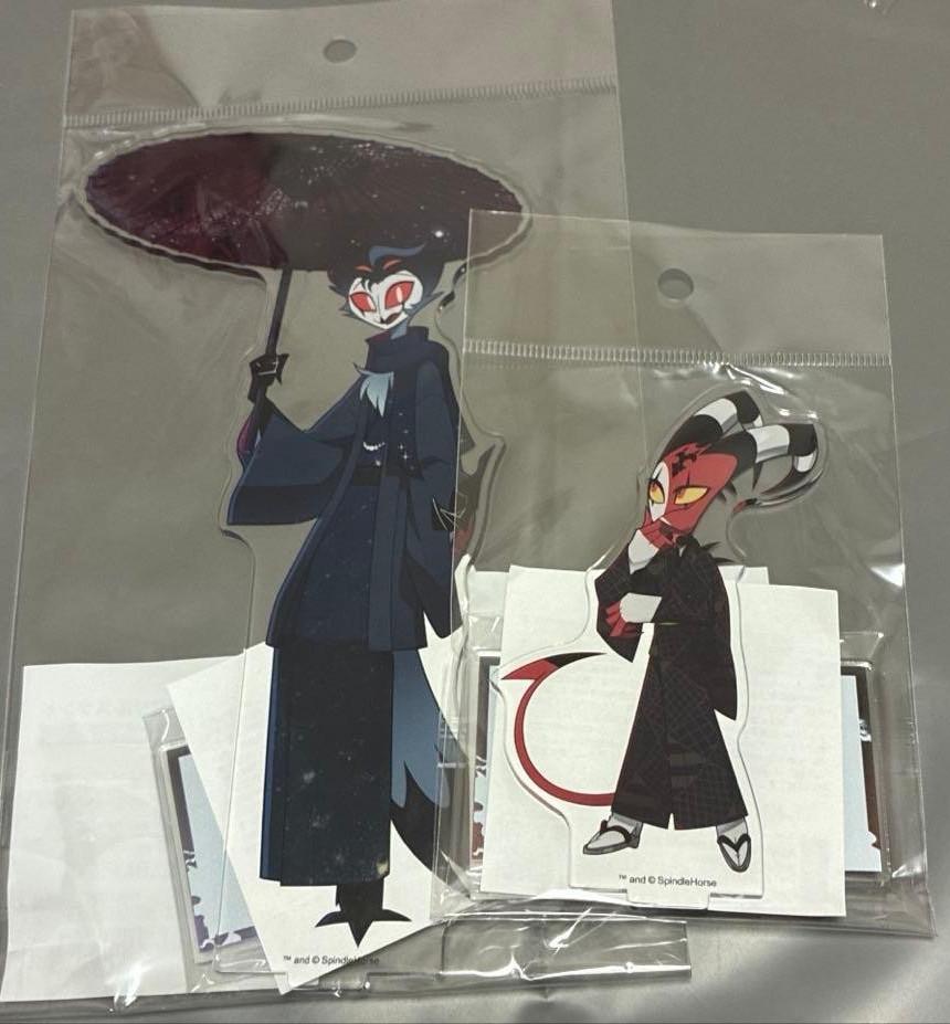 Helluva Boss Blitzo Stolas Acrylic Stand Japanese Clothes Kimono Set 2