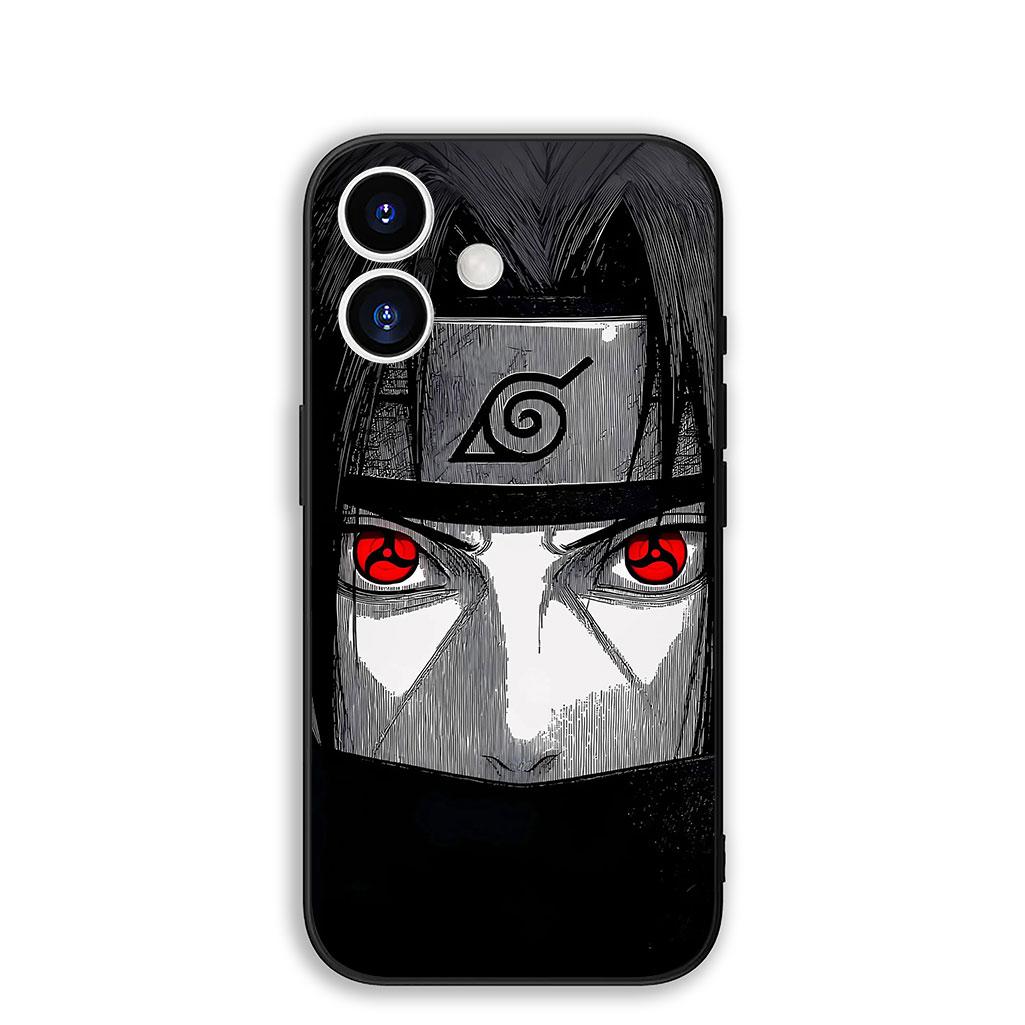 

for Apple iPhone 17 16 Plus 13 12 Pro Max Mini X XR Xs ProMax 16E 15+ 17+ Air Phone Case Akatsuki Uchiha Itachi Narutos Pain iPhone 12
