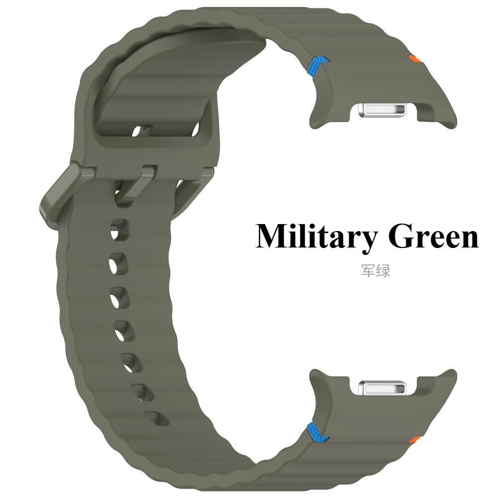 Silicone Band for Samsung Galaxy Watch 8 Classic 46mm Strap Accessories Smartwatch Rubber Bracelet for Samsung Galaxy Watch 8 44mm 40mm Strap