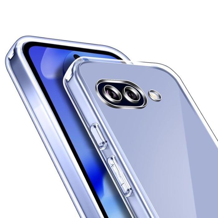 Case - Phonillico® - Google Pixel 9a - Silicone Gel TPU - Ultra Thin - Transparent