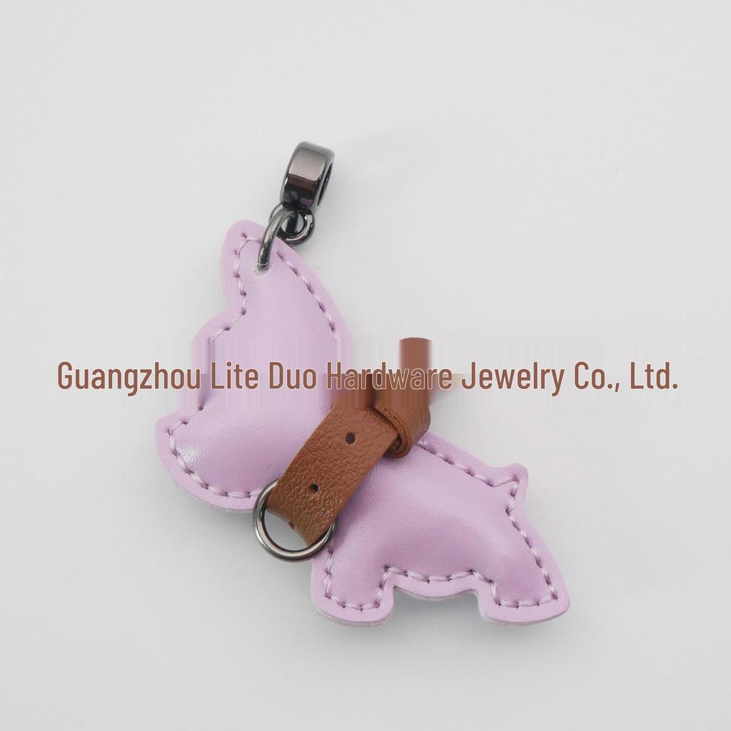 Handmade French Bulldog Pendant: Cute, High-Grade Keychain Accessory for Couples