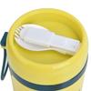 Insulated Soup Containers 500ml Double Anti Scald Heatable Insulated Food Container with Foldable Spoon for   School