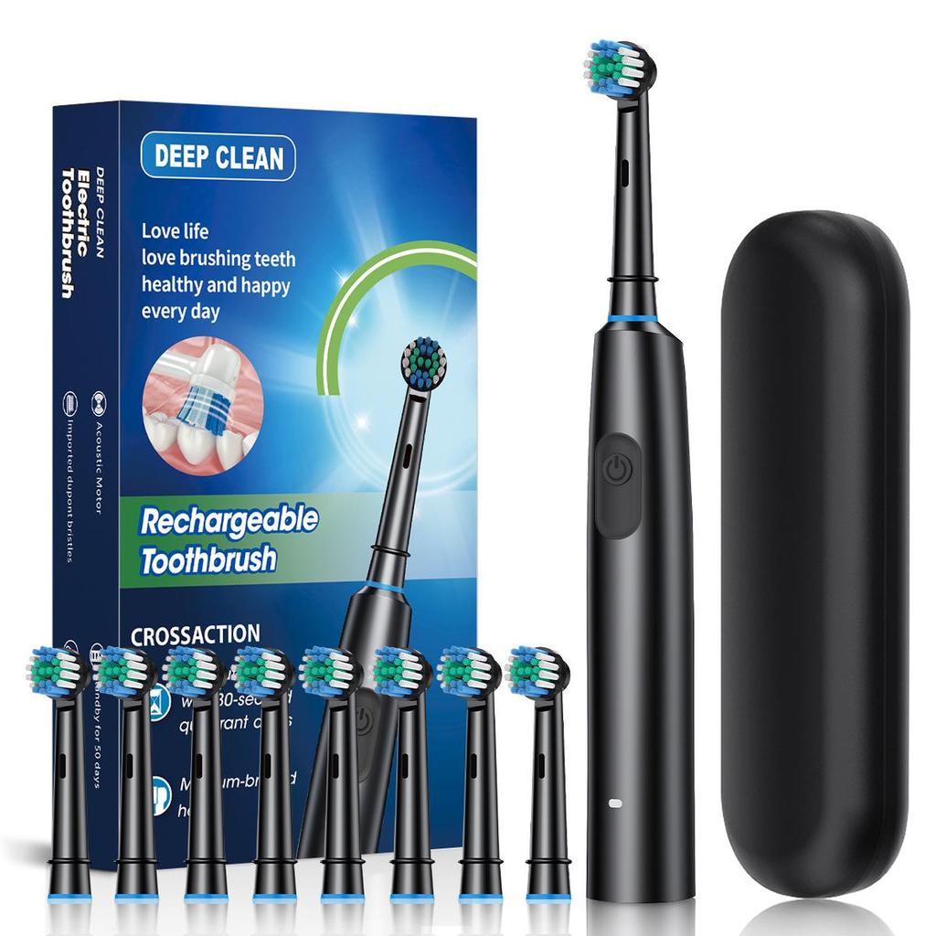 Rotating Sonic Electric Toothbrush: Waterproof, Soft Bristle, Magnetic Levitation, 5-Speed Adjustable