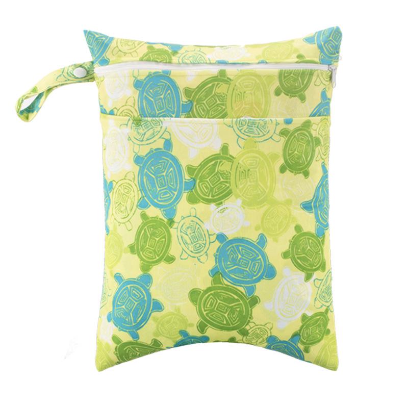 Washable Wet/Dry Separation Diaper Bag for Baby Clothes & Underwear