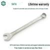 Shida Tools 40205 Dual-Purpose Auto Repair Wrench - Open & Plum Wrench