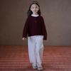 Hacikis Mädchen Strickjacke im koreanischen Stil aus Wollmischung