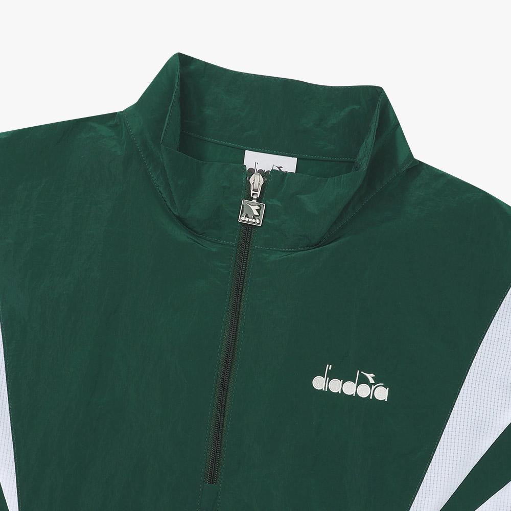 Diadora Grand Slam Aerie Half Sleeve Anorak Green
