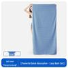 Women's Quick-Dry Candy Stripes Bath Towel - Pure Cotton, Thickened Coral Fleece, Absorbent & Large Size