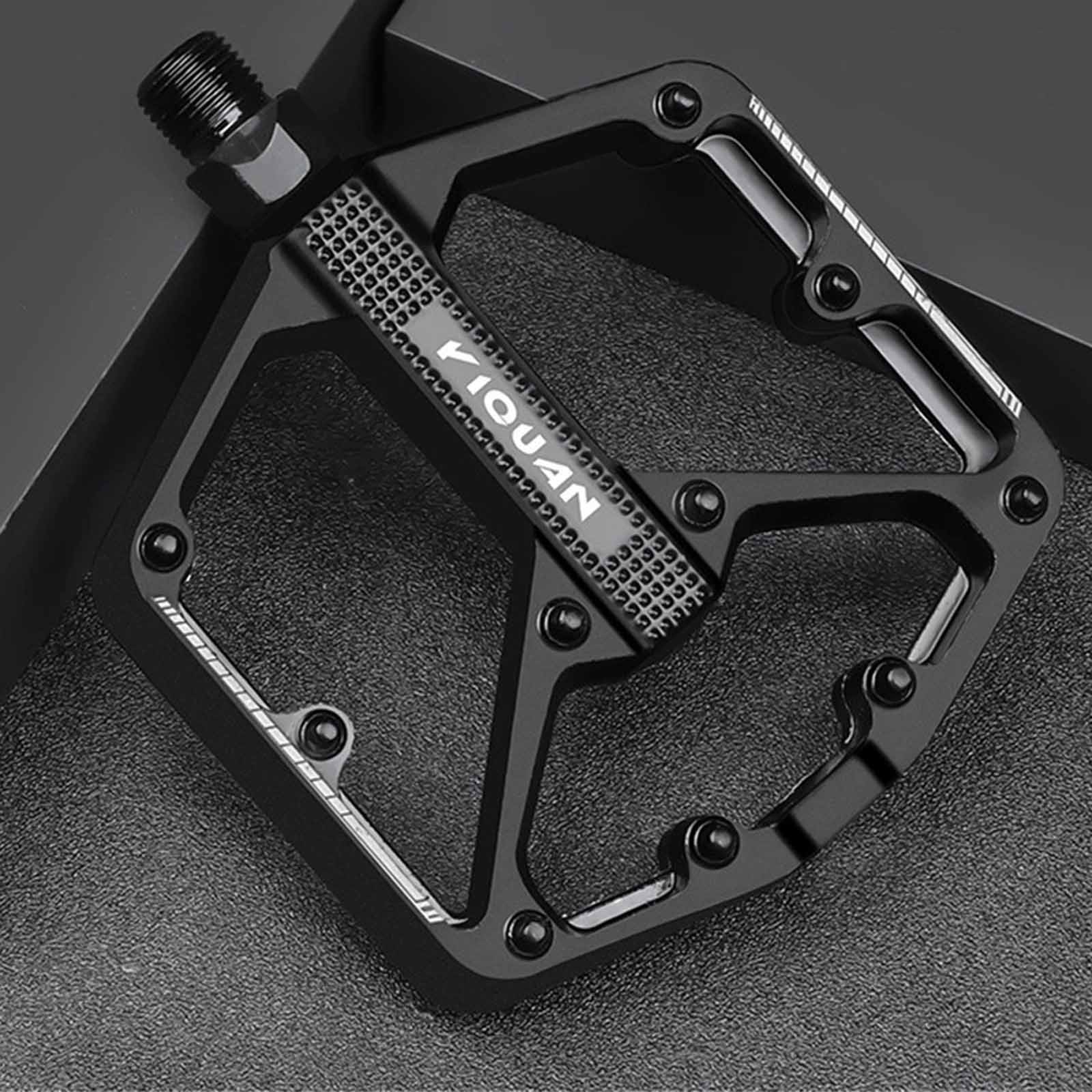 Mountain Bike Aluminum Alloy Pedals – - Widened Nail Pedals, Cycling Accessories nero