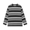 2025 Spring Autumn Men O-Neck Striped T-Shirt Fashion Loose Streetwear Tshirt Men Long Sleeve Japanese Style Lazy for Teens