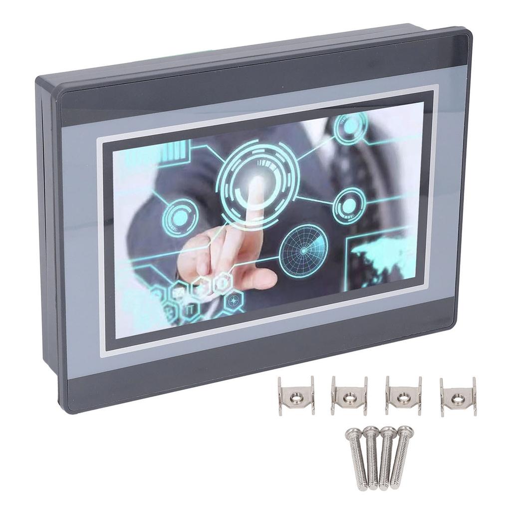 7in SPS HMI Touchscreen DC24V 5A Programmierbare Logiksteuerung 2-Kanal K Thermoelement Temperatur