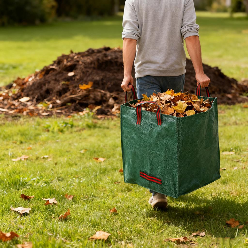 Compost Bin Garbage Can Outside Folding Earthworm Composting Orchard Bucket Outdoor Trash Containers Garden Balcony Wastebasket