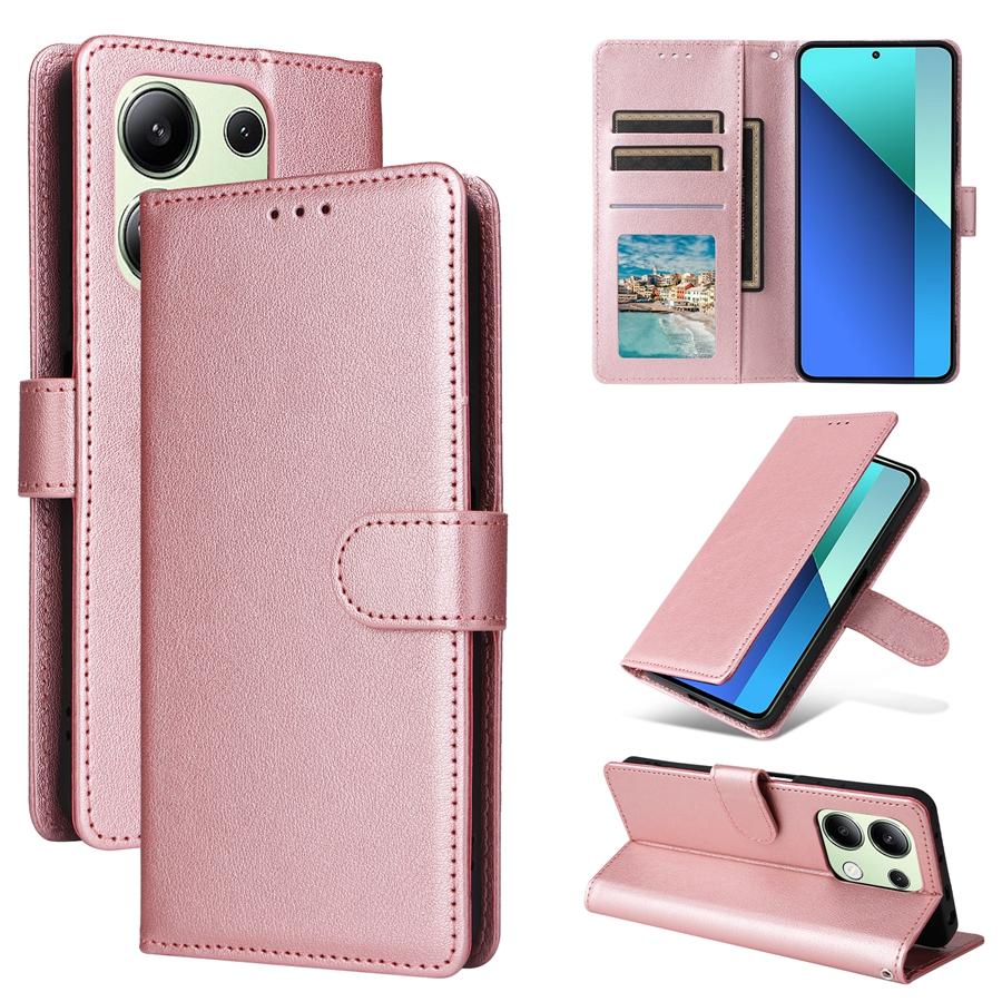 

Wallet With Card Slot Kickstand Magnetic Flip Leather Case For Xiaomi Redmi Note 13 Pro Plus 12 12S 11 11S 10 10S 9 Pro 8T 7 Redmi Note 13 5G