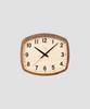 Molomolo R Square Wall Clock - Walnut
