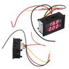 DC 0‑300V Dual Display Volt Amp Meter Digital Voltage Current Ammeter Gauge Reverse Polarity Protection