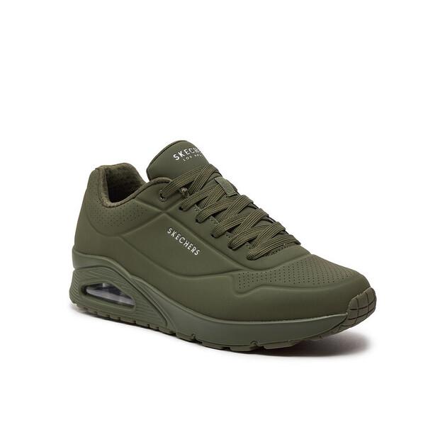 Мужские кроссовки Skechers Uno - stand on air 52458, dkgr зелёные