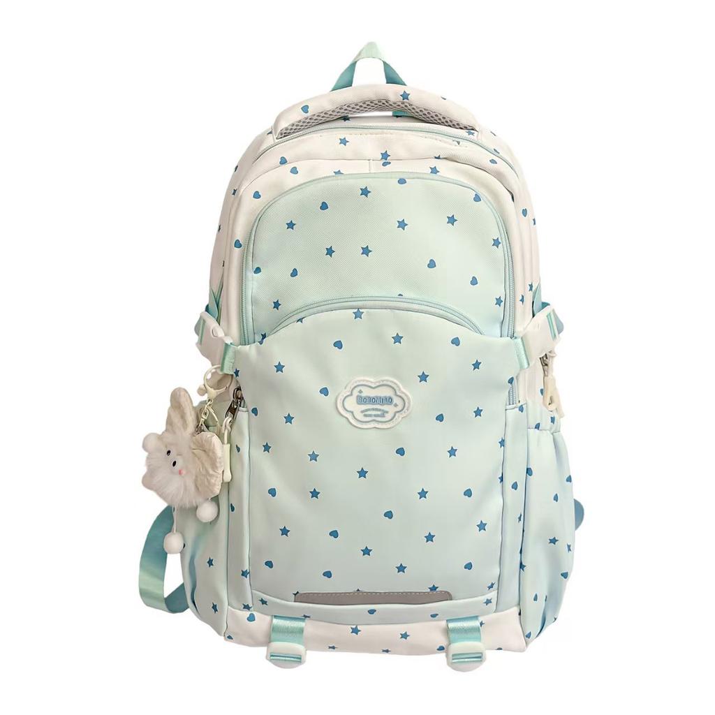 Schoolbag Korean version backpack for women ins style simple and versatile small and fresh junior high school student schoolbag for women going out