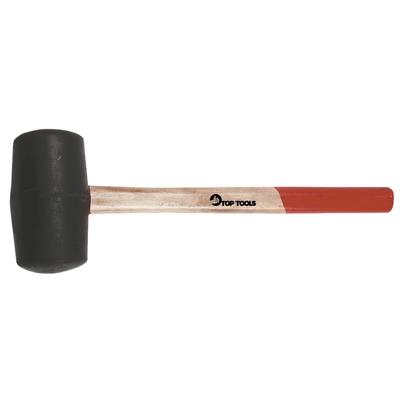 Rubber Hammer 60mm/400g, Wooden Handle
