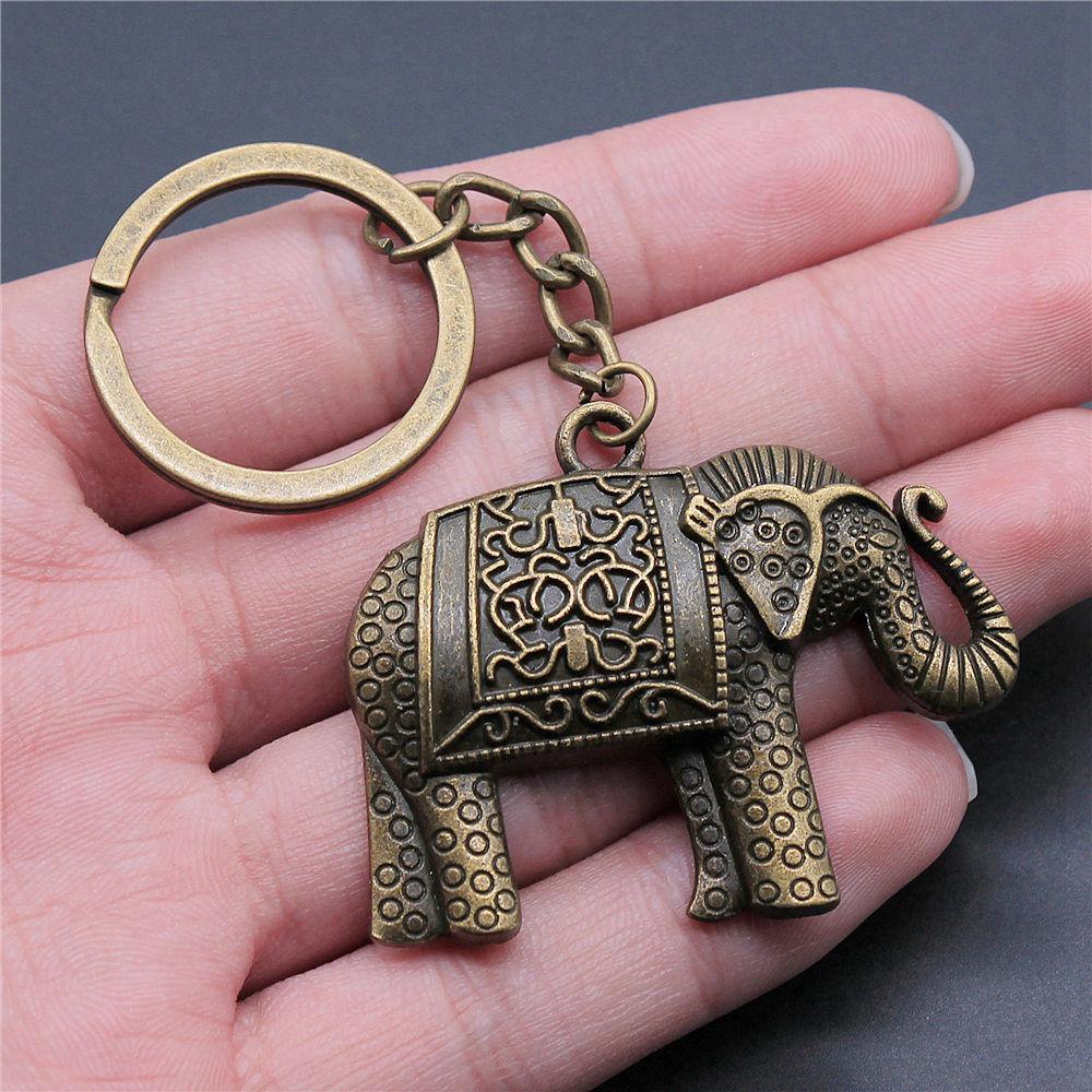 Big Elephant Animal Keychain for Women Best Seller Sweet Christmas Gift Streetwear Car Key Ring