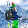 Multifunctional Ski Backpack with Dry/Wet Separation and Large Capacity