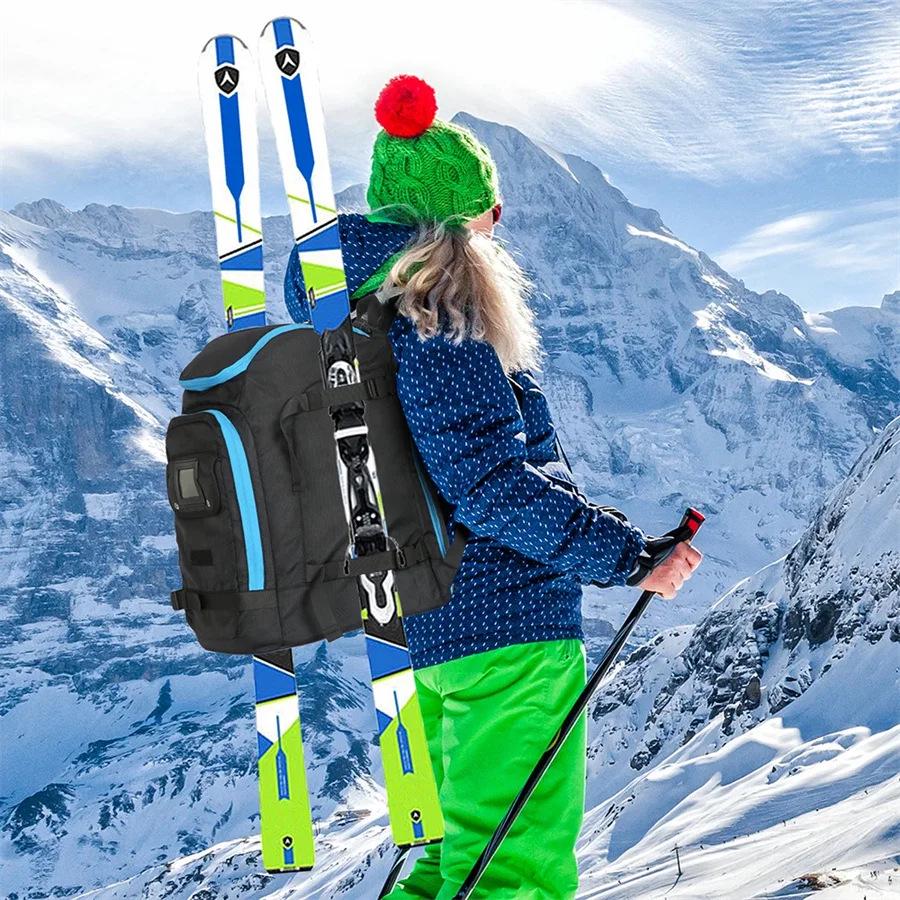 Multifunctional Ski Backpack with Dry/Wet Separation and Large Capacity
