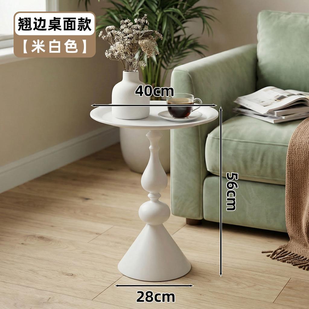 1PC small retro-style creative side table for the living room, coffee table, small round table coffee table, in a retro style