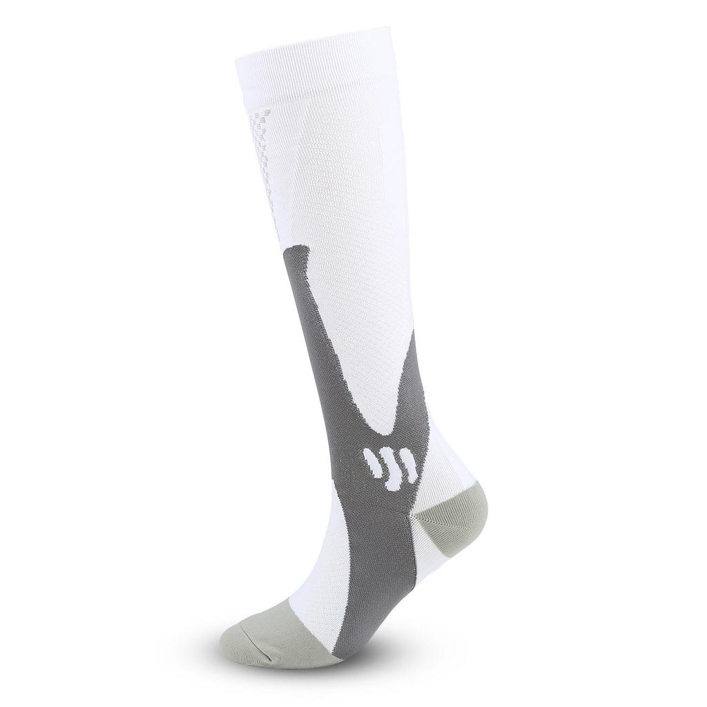 Unisex Nylon Compression Socks: Knee-High for Cycling, Football, Running & Outdoor Sports