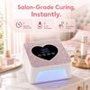 Fast Curing UV Nail Lamp Rhinestone Heart Shape Nail Dryer Machine Nail Dryer Lamp  Pedicure Use