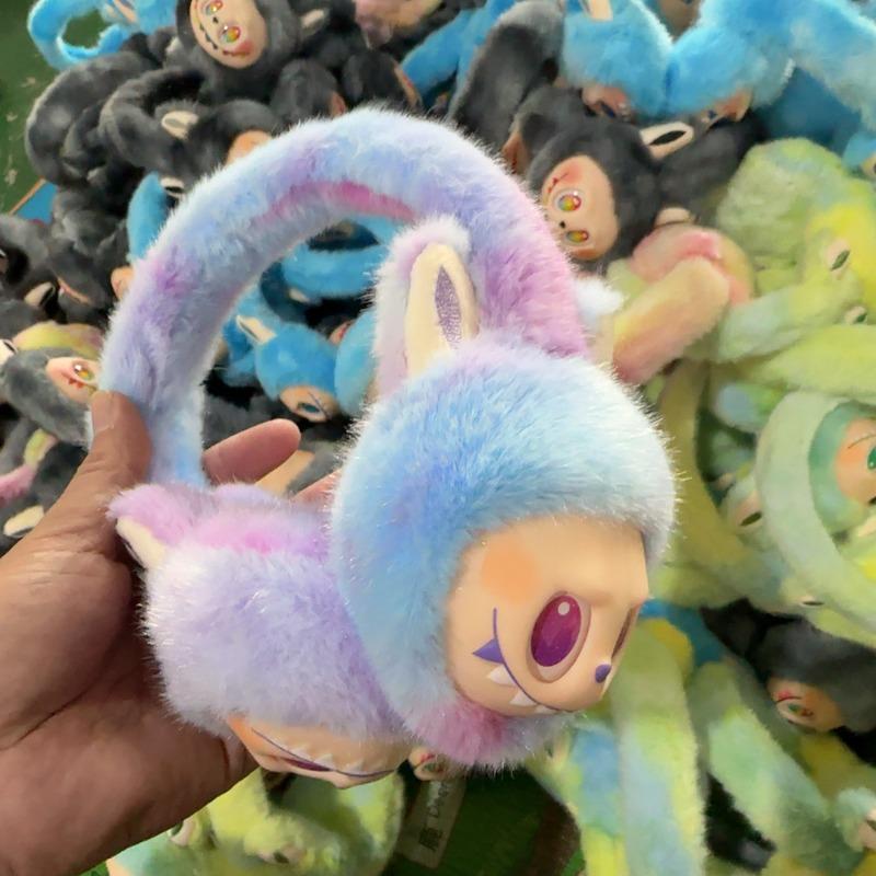 

Детские наушники-муфты из флиса, зимние, ветрозащитные, для защиты ушей, плюшевые, мультяшные, милые, теплые наушники