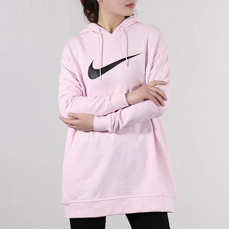 Nike Sweatshirts Women's Pink Hooded Moderate Regular AV8291-663