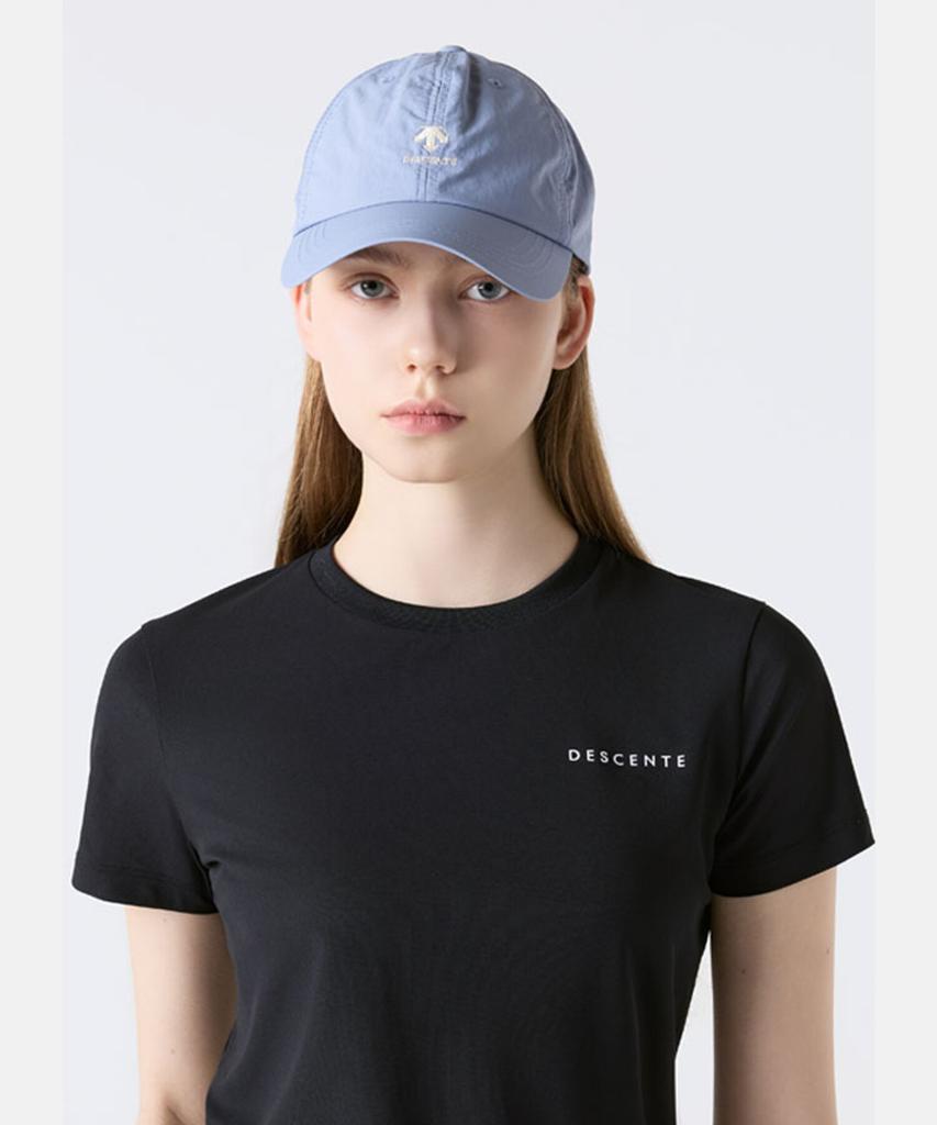 DESCENTE Nylon Lightweight Woven Ball Cap Sky Blue Sr123Ucp1A