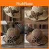 Cappello Estivo da Sole in Paglia con Ampia Tesa per Donna, Casual, Protezione Solare da Esterno