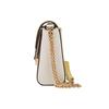Michael Kors Kinsley Flap Commuter Chain Leather Shoulder Crossbody Bag Women Bags Khaki 35S0GYKF2T-BISQUE-MULTI