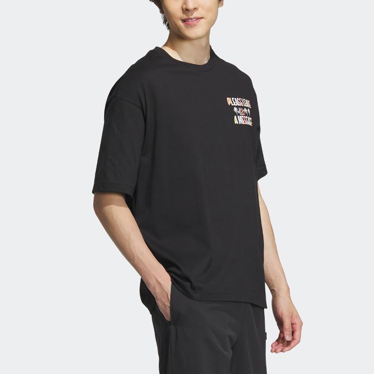 adidas Originals Men's Graphic Short Sleeve T-Shirt Black IA6746