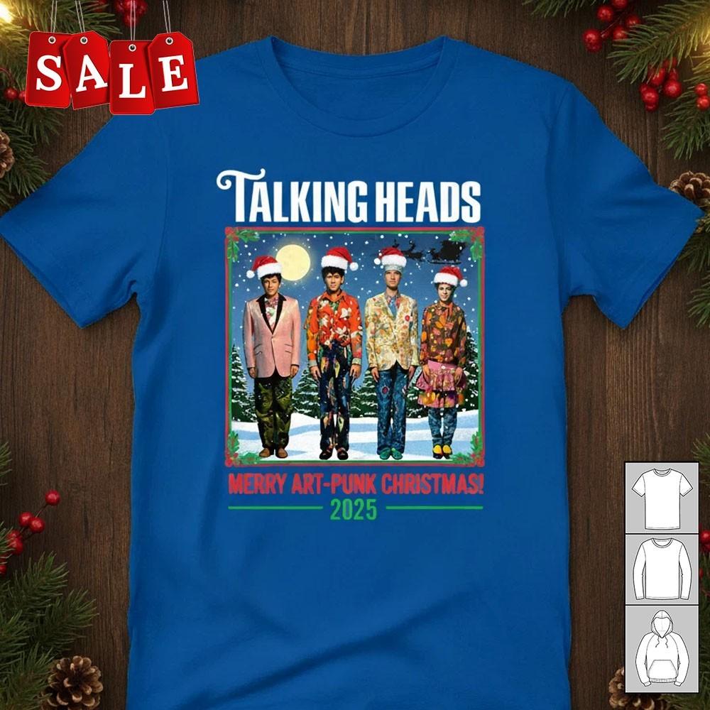 

New Merry Christmas Talking Heads Christmas Gift Unisex S-5XL Shirt ZO48 Unisex T-Shirt S