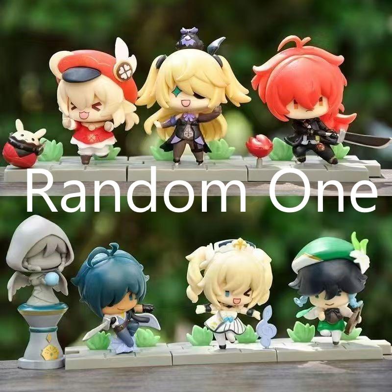 Genshin Impact Figure Game Battlefield Heroism Kawaii Emergency Food Paimon Figurines Collectible Model Toys Doll Kid‘s GIft