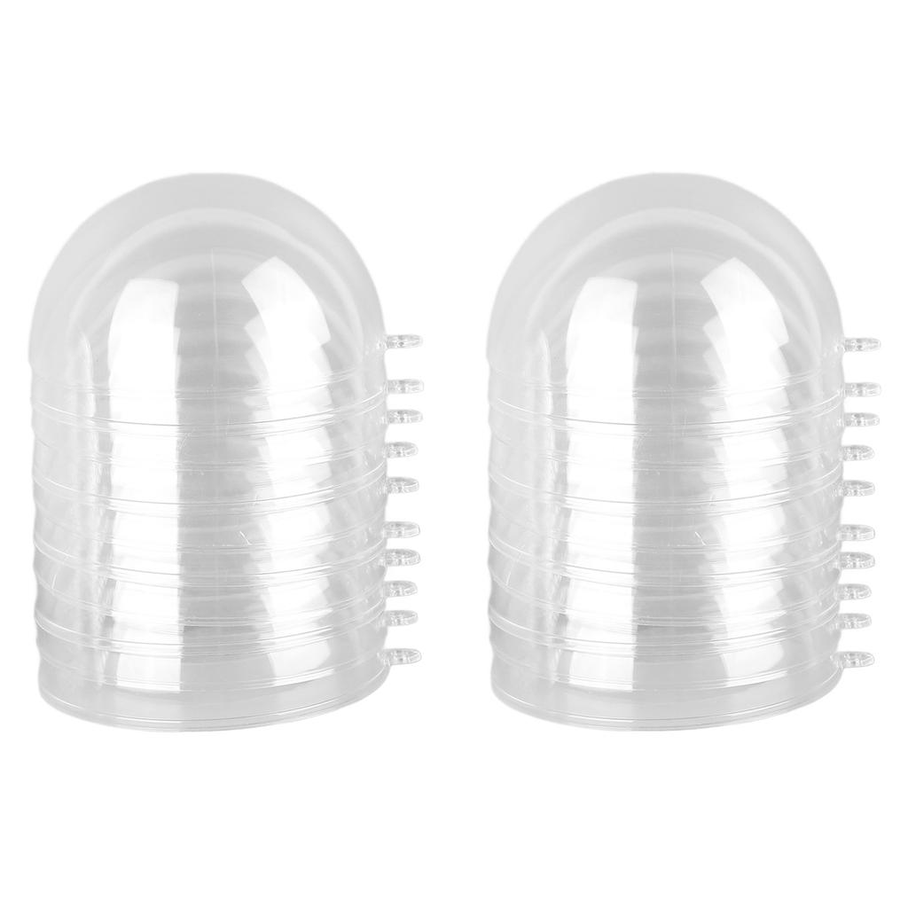 Clear Baubles 3.9in Diameter High Transparency Safe Plastic Hanging Hole Christmas Fillable Balls For DIY Decoration