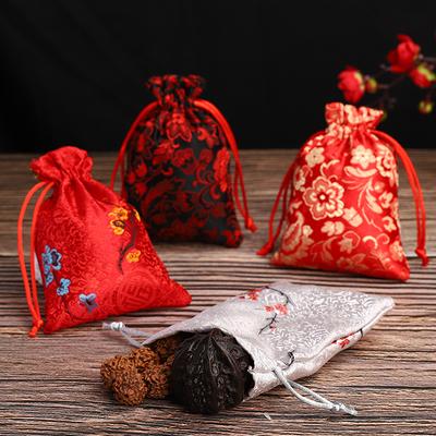 Candy Tie Drawstring Wedding Party Gift Jewelry Packaging Bag Storage Bag Pouch Satin