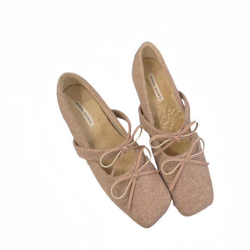 French with skirt, shallow mouth flat-soled single shoes for women's 2025 new spring bow Mary Jane gentle wind single shoes