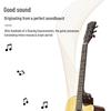 41-inch Spruce Top Acoustic Guitar - Bright Finish, Beginner Friendly, Wooden Design