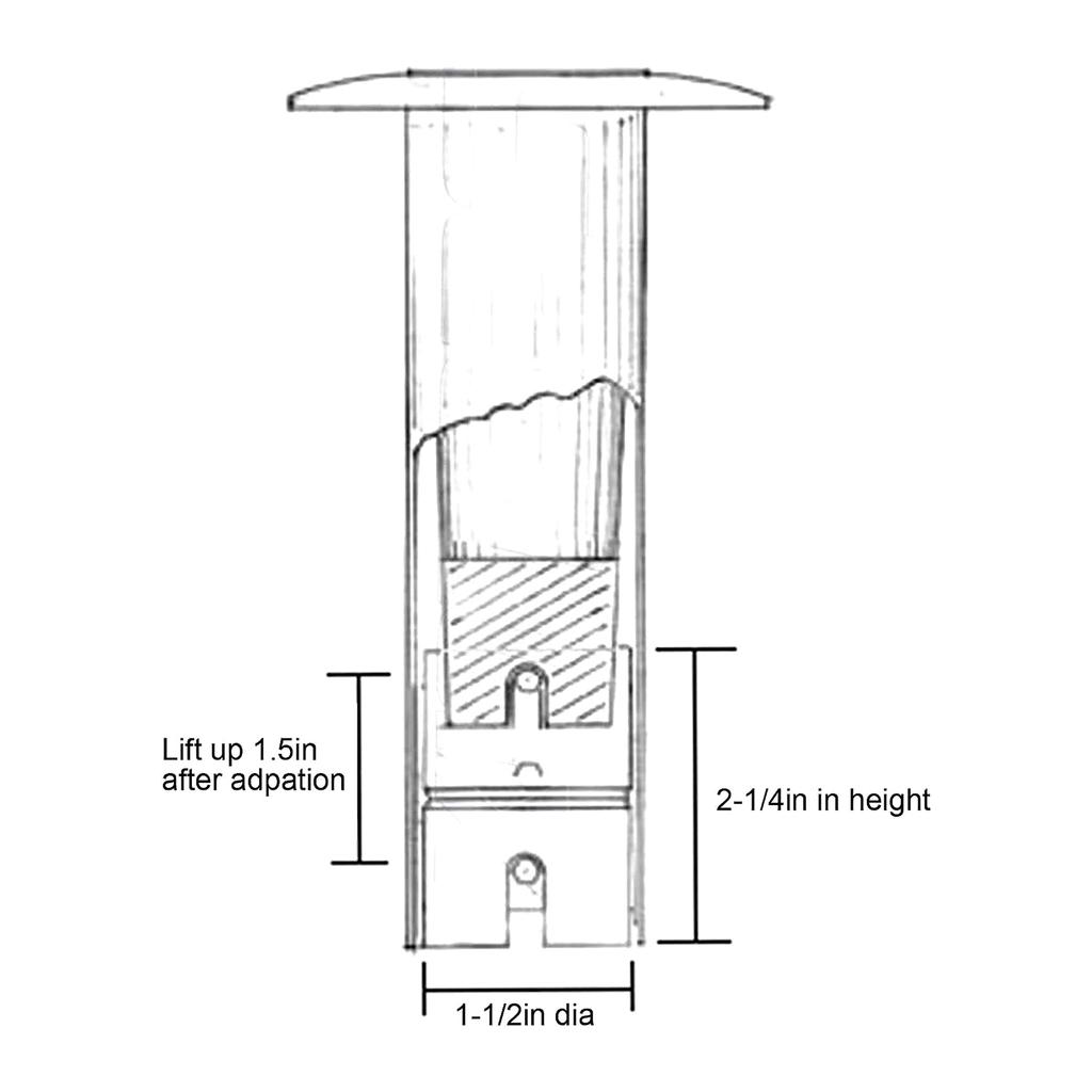 Adjustable Boat Yacht Fishing Rod Holder Stand Adapter Rotate Your Fishing Rod with Ease Stainless Steel for Boats Yacht