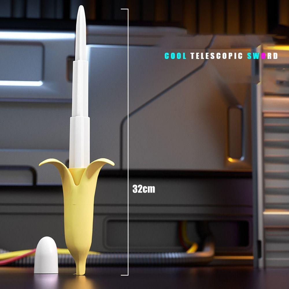 Spada Banana Retrattile Stampata In 3D - Giocattolo Estensibile Da 25 A 60 Cm, Cosplay E Giochi Di Ruolo Per Bambini E Adulti