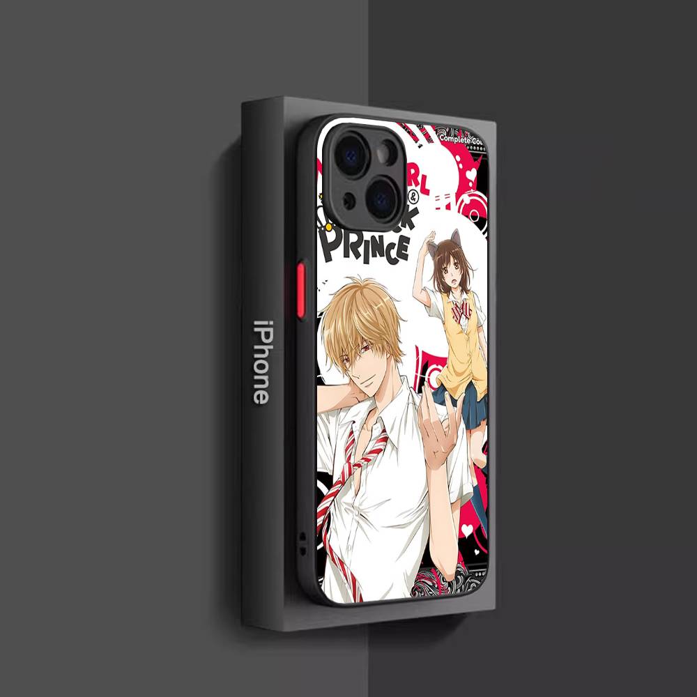 Kaichou Wa Maid-Sama Pour IPhone 15 16 Pro Max 11 12 13 14 XS XR X Plus 16E Coque de Téléphone Mate Translucide