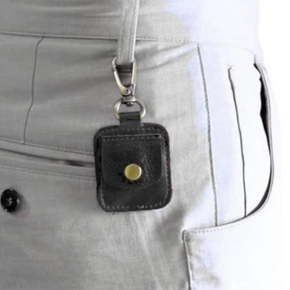 PU Coin Holder Key Ring Portable Mini Wallet Lightweight Leather Ring Jewelry Pouch Storage