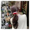 2026 Christmas Cute Velvet Scrunchies Women Girls Elastic Hair Bands Accessories Tie Hair Ring Rope Headdress Headwear Ornament